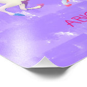 Magisches Einhorn Fotodruck (Ecke)