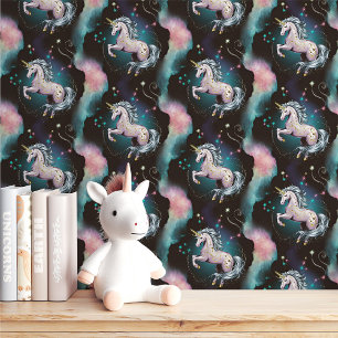 Magisches Einhorn-Galaxie Tapete