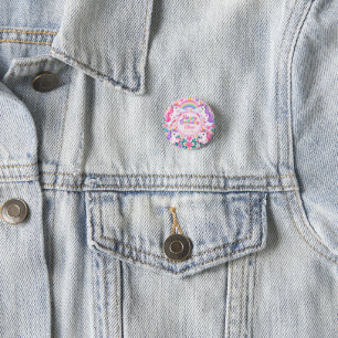Magisches Einhorn Geburtstag Button