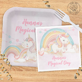 Magisches Einhorn Geburtstag Serviette