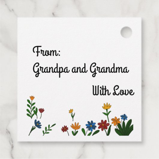 Magisches Einhorn Geschenkanhänger (Rückseite)