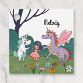 Magisches Einhorn Geschenkanhänger (Vorderseite)