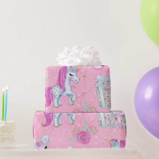 Magisches Einhorn Geschenkpapier (Partygeschenke)
