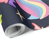 Magisches Einhorn Geschenkpapier (Rolleneckpunkt)