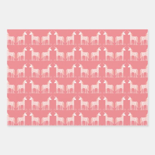 Magisches Einhorn Geschenkpapier Set (Vorderseite 3)