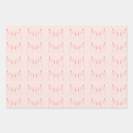 Magisches Einhorn Geschenkpapier Set (Vorderseite)