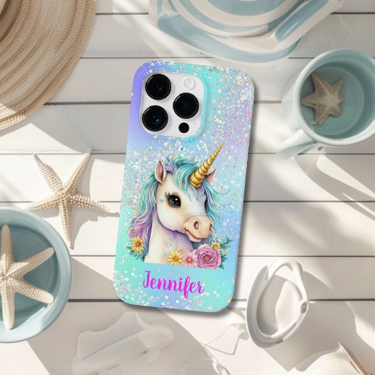 Magisches Einhorn Glanz iPhone Hülle