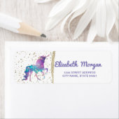 Magisches Einhorn, Goldfetti (Insitu)