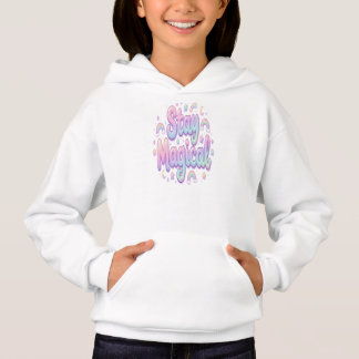 Magisches Einhorn-Grafik-Shirt für Mädchen Hoodie