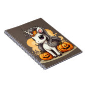 Magisches Einhorn: Halloween Pumpkin-Abenteuer Notizblock (Rechte Seite)