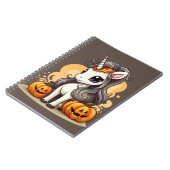 Magisches Einhorn: Halloween Pumpkin-Abenteuer Notizblock (Linke Seite)