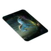 Magisches Einhorn im verzauberten Wald Magnet (Rechte Seite)