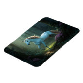 Magisches Einhorn im verzauberten Wald Magnet (Linke Seite)