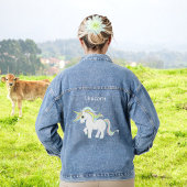Magisches Einhorn Jeansjacke