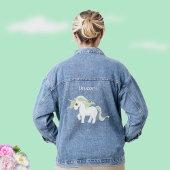 Magisches Einhorn Jeansjacke