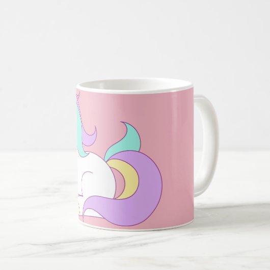 Magisches Einhorn Kaffeetasse (VorderseiteRechts)