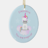Magisches Einhorn Keramikornament (Rechts)