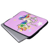 Magisches Einhorn Laptopschutzhülle (Vorne Knopf)