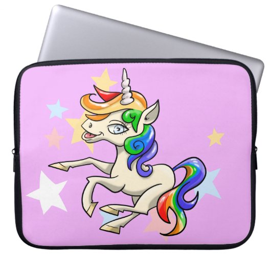 Magisches Einhorn Laptopschutzhülle (Vorderseite)