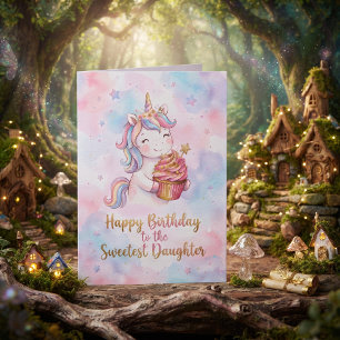Magisches Einhorn Magischer Geburtstag der Tochter Karte