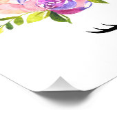 Magisches Einhorn, Märchen, Girl-Kinderzimmer, Ros Fotodruck (Ecke)