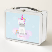 Magisches Einhorn Metall Lunch Box (Vorderseite)