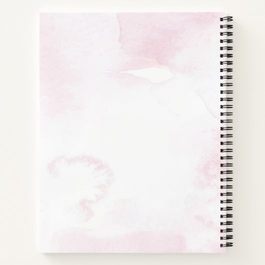 Magisches Einhorn mit Rainbow-Notebook Notizblock (Rückseite)