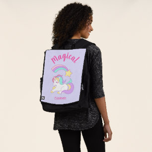 Magisches Einhorn mit Regenbogen-Shooting-Star Rucksack