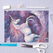 Magisches Einhorn mit rosafarbenem Manuskript Seidenpapier (Handwerk)