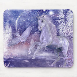 Magisches Einhorn, mythische Fantasiedekor 2 Mousepad