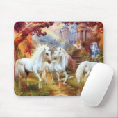 Magisches Einhorn, mythische Fantasiedekor 3 Mousepad (Mit Mouse)