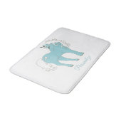 Magisches Einhorn Niedlich & Adorable mit Star Badematte (Schrägansicht)