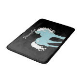 Magisches Einhorn Niedlich & Adorable mit Star Badematte (Schrägansicht)