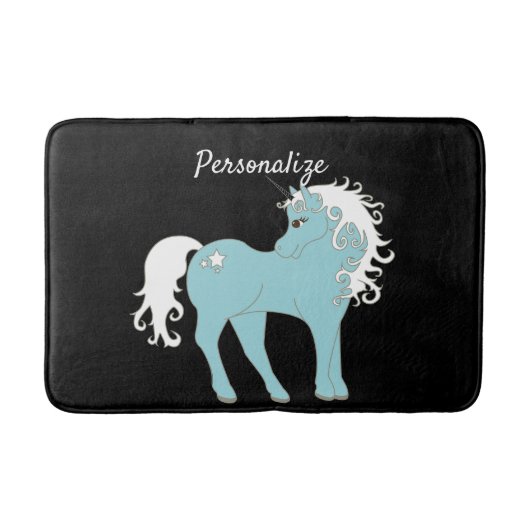 Magisches Einhorn Niedlich & Adorable mit Star Badematte (Vorderseite)