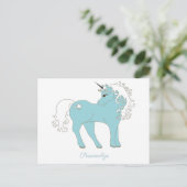 Magisches Einhorn Niedlich & Adorable mit Star Postkarte (Stehend Vorderseite)