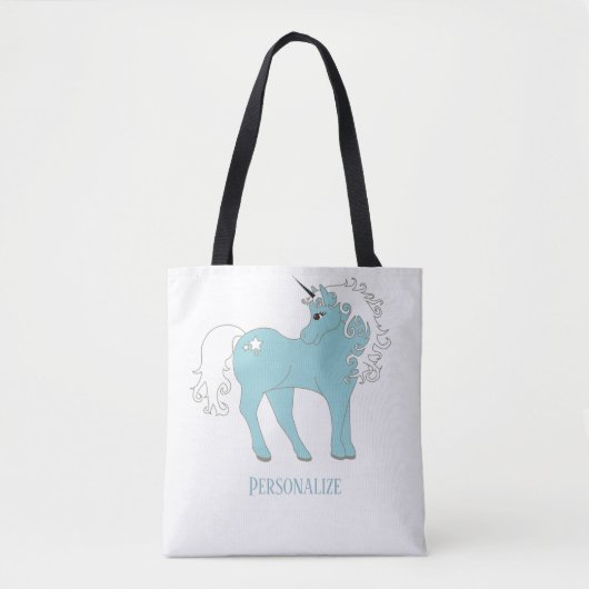 Magisches Einhorn Niedlich & Adorable mit Star Tasche (Vorderseite)