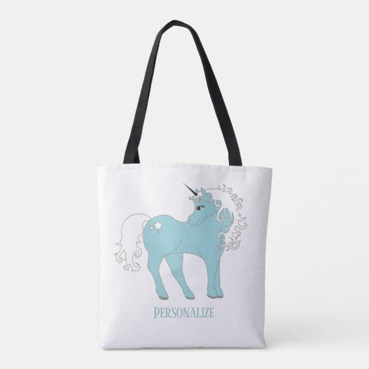 Magisches Einhorn Niedlich & Adorable mit Star Tasche (Rückseite)