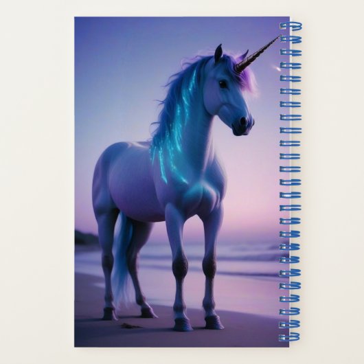 magisches Einhorn Notizbuch (Rückseite)