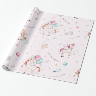 Magisches Einhorn-Packpapier Geschenkpapier