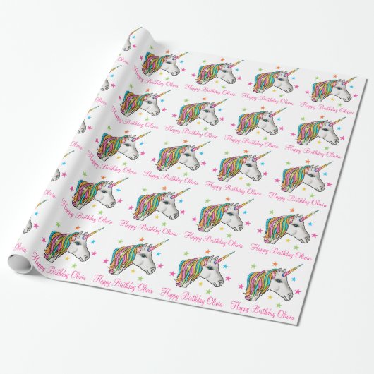 Magisches Einhorn-Packpapier Geschenkpapier (Ungerollt)