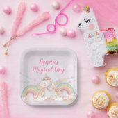 Magisches Einhorn Pappteller (Party)