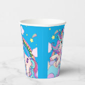 Magisches Einhorn-Party Einfärben in Farbe Pappbecher (Rechts)