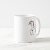 Magisches Einhorn Personalisiert Kaffeetasse (VorderseiteRechts)