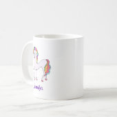 Magisches Einhorn Personalisiert Kaffeetasse (Vorderseite Links)