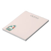 Magisches Einhorn Personalisiert Notizblock (Rotiert)