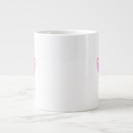 Magisches Einhorn personalisierter Name Jumbo-Tasse