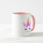 Magisches Einhorn personalisierter Name Tasse (VorderseiteRechts)