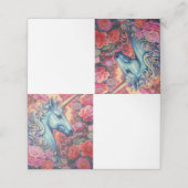 Magisches Einhorn Platzkarte (Außenseite Aufgefaltet)