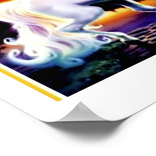 Magisches Einhorn Poster (Ecke)