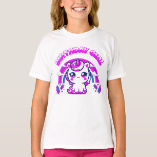 Magisches Einhorn Regenbogen Mädchen Geburtstags-T T-Shirt